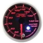 Indicador de temperatura del agua Prosport, motor paso a paso, serie Peak, 52 mm, color verde.