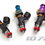 Kit de 6 inyectores de combustible Injector Dynamics 725 cc/min, Lexus IS300 / SC300 2JZ-GE (N/A) / Nissan GTR R32 R33 R34 RB26 / Toyota Supra Turbo 7M-GTE 87-92 / Supra 2JZ-GE (N/A) 93-98 / 60 mm / 11 mm (azul)