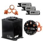 Depósito de compensación DeatschWerks de 5,5 L con 3 bombas de combustible DW200