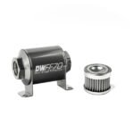 Kit de filtro de combustible en línea DeatschWerks de 5 micras y 70 mm