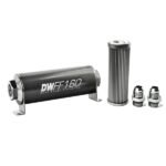 Kit de filtro de combustible en línea DeatschWerks -10AN 10 micras 160 mm
