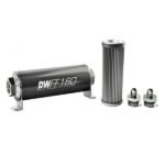 Kit de filtro de combustible en línea DeatschWerks -6AN 10 micras 160 mm