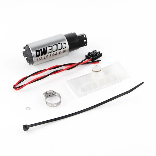 9-307-1030 Bomba de combustible compacta DeatschWerks DW300C con kit de instalación - Imagen 1