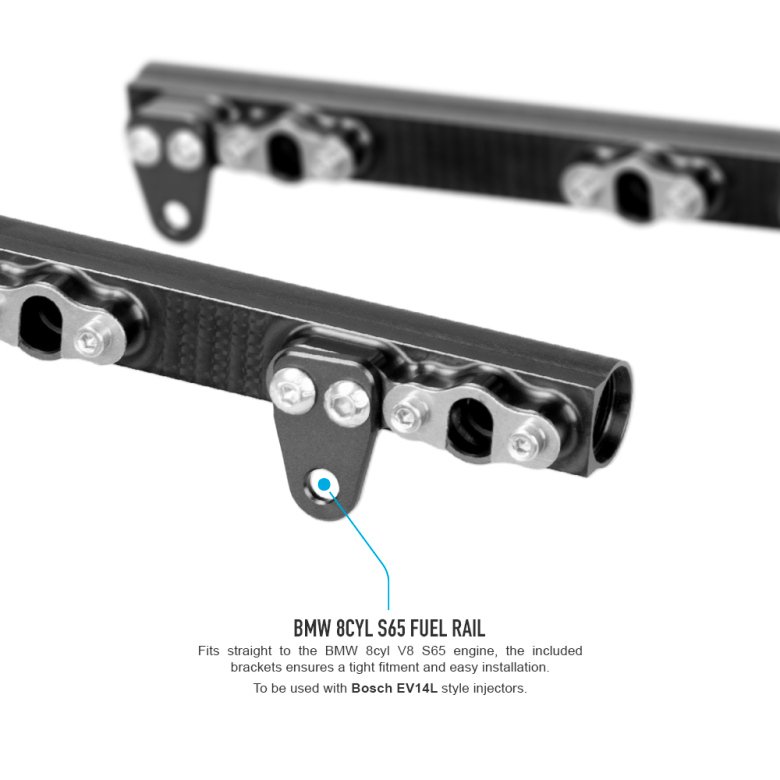 NP-120-02-110-3 Riel de combustible Nuke Performance para BMW S65 de 8 cilindros - Imagen 1