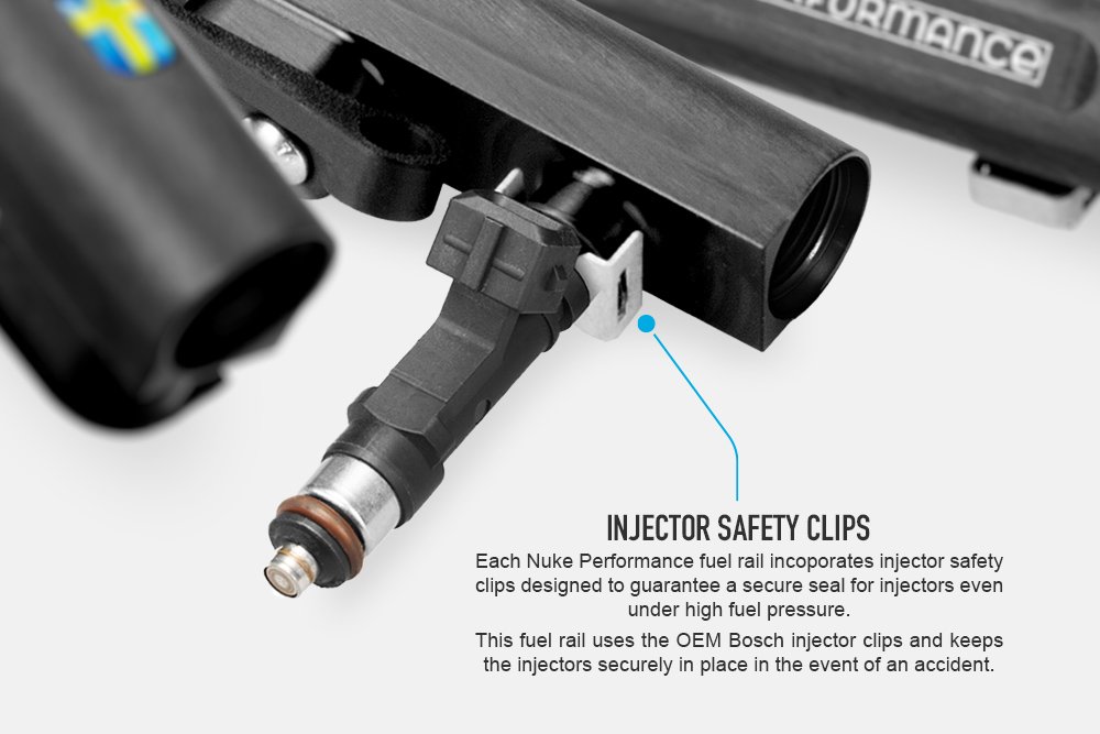 NP-120-02-114-6 Riel de combustible Nuke Performance para BMW E46 M3 Z3 Z4 6 cilindros S54 - Imagen 1