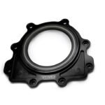 Carcasa de retén de aceite de cigüeñal RTMG Performance mecanizada en aluminio para motores 1.8 y 2.0 TSI EA888, color negro.