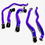 KIT MANGUITOS REFRIGERANTE SILICONA BMW E46 - MORADO