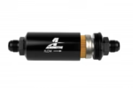Filtro de combustible negro Aeromotive 12387 de 10 micras con puertos AN-10 macho y elemento de celulosa. - Imagen 2