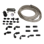 Kit de tuberías de acero inoxidable 8AN CPE DeatschWerks para BMW Serie 3 E36 E46 1992-2006