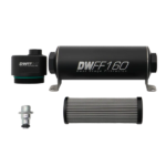 Regulador de filtro de combustible mecanizado DWFFR-X de 160 mm y 10 micras de DeatschWerks