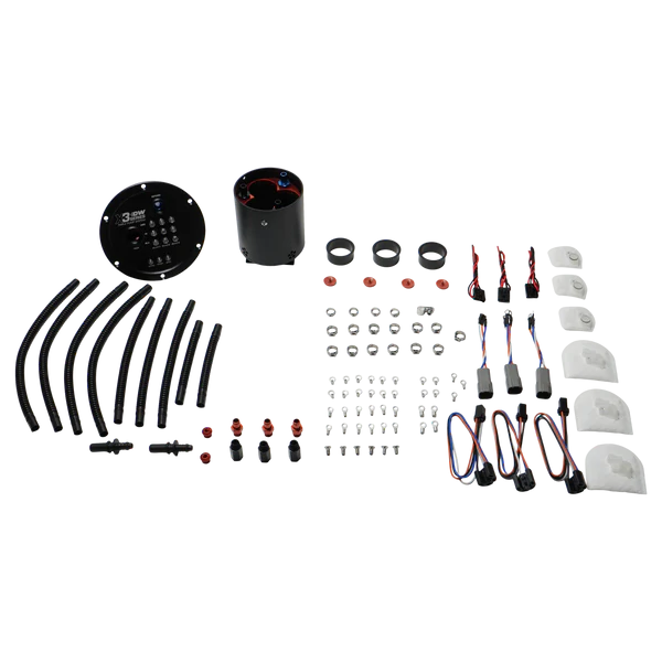 USA-DW-9-000-7021 Módulo de triple bomba X3 sin bombas DeatschWerks para Nissan GT-R R35 2009-2024 - Imagen 1