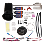Módulo de protección contra sobretensiones X2 con bombas DW420 y kit de instalación DeatschWerks para Nissan Silvia Skyline 1994-2002