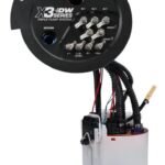 Módulo de bomba de combustible Serie X3 con tres bombas DW420 DeatschWerks para Toyota Supra A90 y BMW M3/M4.