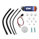 Bomba de combustible universal de 46 mm DW550 DeatschWerks, 550 l/h, 40 psi.