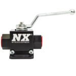 Lightweight Billet Aluminum In-Line Ball Valve 1/2 Inch I.D. Nitrous Express NX 15159