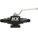 Lightweight Billet Aluminum In-Line Ball Valve 1/2 Inch I.D. with 8AN Fittings Nitrous Express NX 15159-8
