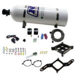 4150 Billet Crossbar Plate System Single Stage 50-300Hp with 15Lb Bottle Nitrous Express NX 63040-15