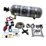 4150 Covert Crossbar Plate System Pro-Power 100-500Hp with 12Lb Carbon Bottle Nitrous Express NX 63541-12