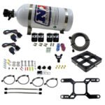 4500 Billet Crossbar Plate System Dual Stage 100-1000Hp with 10Lb Bottle Nitrous Express NX 66047-10