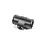 Adaptador de manguera para manguera de 1-1/8 pulg. con puerto NPT de 1/4 pulg. Radium Engineering