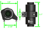 Filtro de carbón activado para ventilación de combustible para manguera de 1/2 pulgada, Radium Engineering - Imagen 3