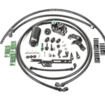 Kit de tuberías para depósito de combustible con filtro de acero inoxidable Radium Engineering para Honda Civic Type R 2017-2021