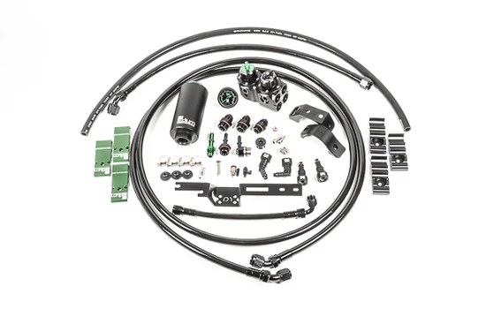USA-RAD-20-1085-03 Kit de tuberías para depósito de combustible con filtro de acero inoxidable Radium Engineering para Honda Civic Type R 2017-2021 - Imagen 1
