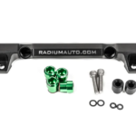 Conversión de riel de combustible de alimentación superior Radium Engineering para Mazda 26B Primario