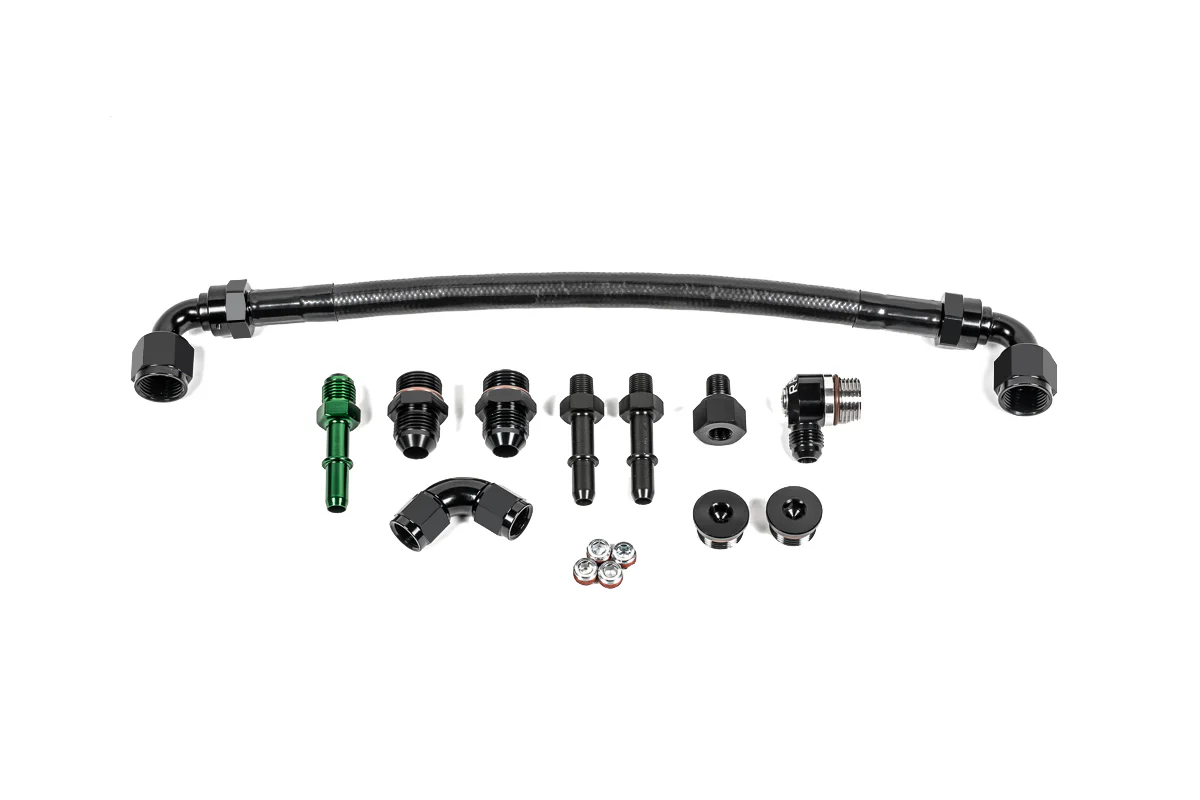 USA-RAD-20-1433-PK Kit de tuberías para riel de combustible Radium Engineering para Ford Coyote Voodoo - Imagen 1