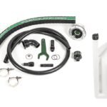 Kit de repostaje de pila de combustible FCST-X de montaje remoto con válvula de alivio de presión de 1,5 pulgadas y desconexión en seco (PRV) de Radium Engineering