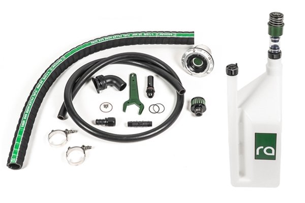 USA-RAD-20-1841-03 Kit de repostaje de pila de combustible FCST-X de montaje remoto con válvula de alivio de presión de 1,5 pulgadas y desconexión en seco (PRV) de Radium Engineering - Imagen 1