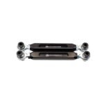Brazos de control traseros ajustables de aluminio mecanizado para BMW E9X/E8X - Central