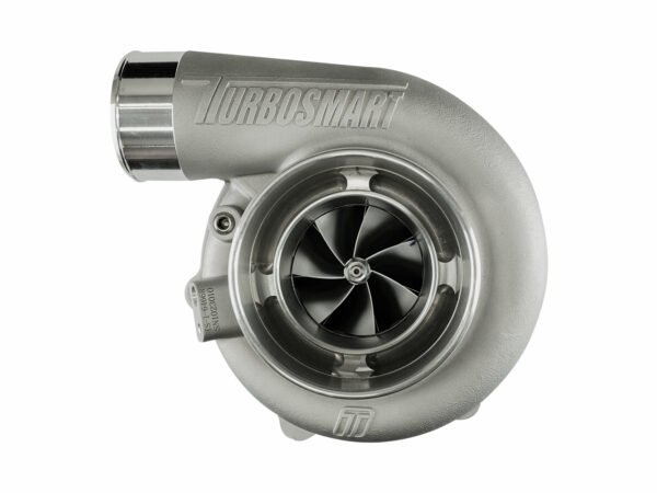 ts-1-6262vr082e-front-1-600x450 Turbocompresor de alto rendimiento TS-1 Turbosmart TS-1-6466VB082E 6466 V-Band 0.82AR con válvula de descarga externa - Imagen 1